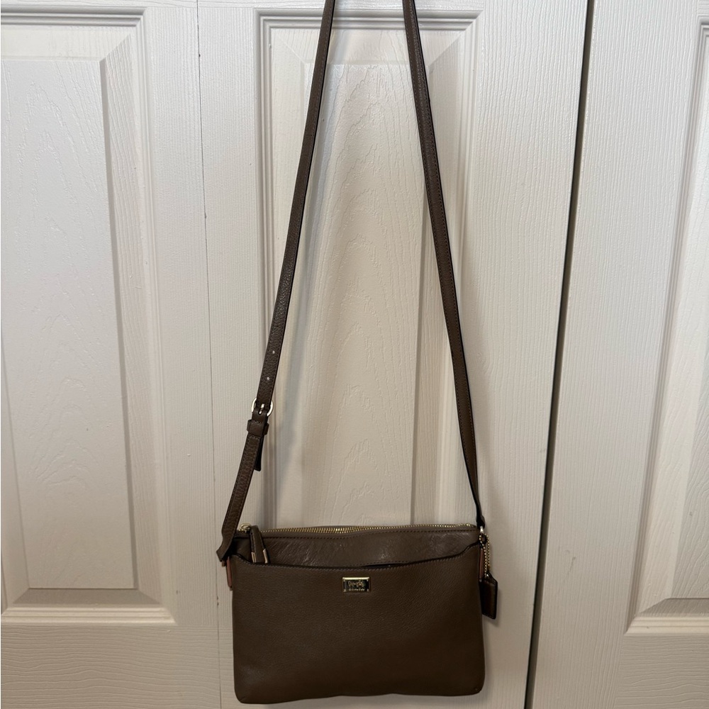 Coach Taupe Crossbody Bag